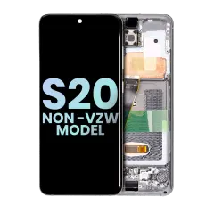 OLED Assembly With Frame For Samsung Galaxy S20 5G (Non-Verizon 5G UW Frame) (Service Pack) (Cosmic Gray)