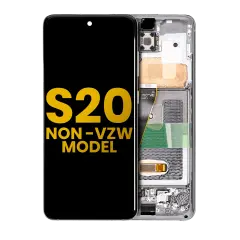 OLED Assembly With Frame For Samsung Galaxy S20 5G (Non-Verizon 5G UW Frame) (Refurbished) (Cosmic Gray)