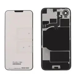 Back Glass w/ MagSafe Magnet & NFC & Flashlight Flex For iPhone 16e (Genuine OEM) (Black)