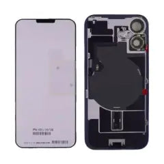 Back Glass w/ MagSafe Magnet & NFC & Flashlight Flex For IPhone 16 Plus (Genuine OEM) (Black)