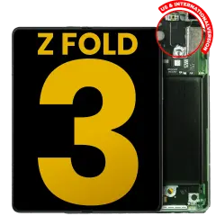 Inner OLED Assembly With Frame For Samsung Galaxy Z Fold 3 5G (US & International) (Refurbished) (Phantom Green)