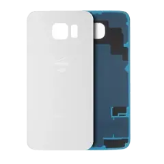 Back Cover Glass For Samsung Galaxy S6 (Verizon 4G) (Service Pack) (White)