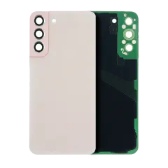 Back Cover Glass With Camera Lens Samsung Galaxy S22 Plus (Service Pack) (Cream)