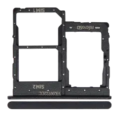 Dual Sim Card Tray For Samsung Galaxy A01 Core (A013 / 2020) (Black)