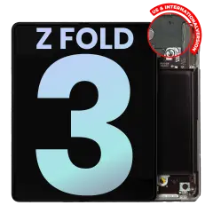 Inner OLED Assembly With Frame For Samsung Galaxy Z Fold 3 5G (US & International) (Service Pack) (Phantom Black)