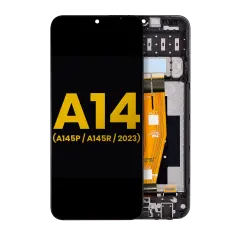 LCD Assembly With Frame For Samsung Galaxy A14 4G (A145P / A145R / 2023) (Refurbished) (All Colors)