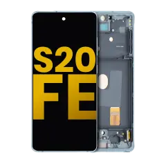 OLED Assembly With Frame For Samsung Galaxy S20 FE 4G / 5G (Refurbished) (Cloud Mint)