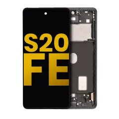 OLED Assembly With Frame For Samsung Galaxy S20 FE 4G / 5G (Refurbished) (Cloud Navy)