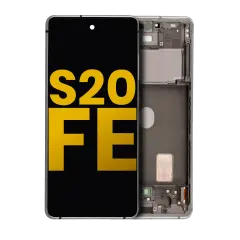 OLED Assembly With Frame For Samsung Galaxy S20 FE 4G / 5G (Refurbished) (Cloud White)