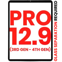 Digitizer For iPad Pro 12.9" 3rd Gen (2018) / 12.9" 4th Gen (2020) (Glass Separation Required) (Aftermarket Plus) (All Colors)