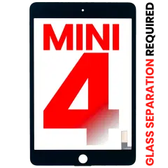 Digitizer For iPad Mini 4 (Glass Separation Required) (Aftermarket Plus) (Black)