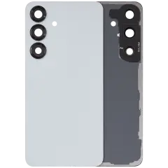Back Cover Glass With Camera Lens For Samsung Galaxy S25 5G (No Logo) (Aftermarket Plus) (Icy Blue)