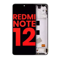 OLED Assembly With Frame For Xiaomi Redmi Note 12 4G (Aftermarket Plus) (All Colors)