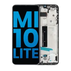LCD Assembly With Frame For Xiaomi Mi 10 Lite 5G (Aftermarket: Incell) (Cosmic Gray)