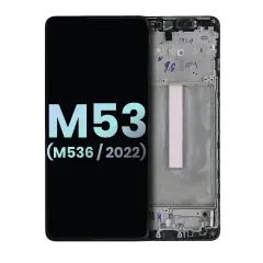 OLED Assembly With Frame For Samsung Galaxy M53 5G (M536 / 2022) (Service Pack) (All Colors)