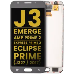 LCD Assembly Without Frame For Samsung Galaxy J3 / Emerge / Amp Prime 2 / Express Prime 2 / Eclipse / Prime   (J327 / 2017)  (Refurbished) (Silver / Gray)