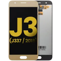 LCD Assembly Without Frame For Samsung Galaxy J3 Star / Aura / Amp Prime 3 (J337 / 2018) (Refurbished) (Gold)