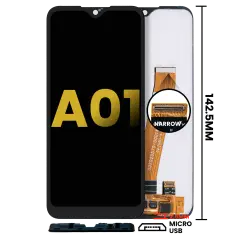 LCD Assembly Without Frame For Samsung Galaxy A01 (Global Model) (Micro USB Frame) (Refurbished) (All Colors)