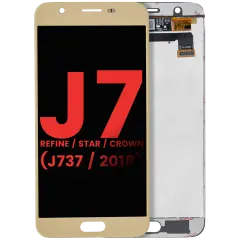 LCD Assembly Without Frame For Samsung Galaxy J7 Refine / Star / Crown (J737 / 2018) (Aftermarket Plus) (Gold)