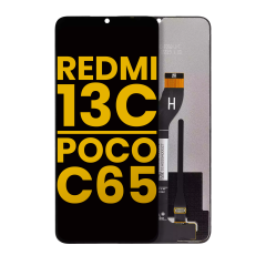 LCD Assembly Without Frame For Xiaomi Redmi 13C 4G / Xiaomi Poco C65 (Refurbished) (All Colors)