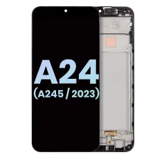 OLED Assembly With Frame For Samsung Galaxy A24 4G (A245 / 2023) (Service Pack) (All Colors)