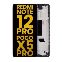OLED Assembly With Frame For Xiaomi Redmi Note 12 Pro 5G / Redmi Note 12 Pro Speed / Xiaomi Poco X5 Pro (Refurbished) (All Colors)