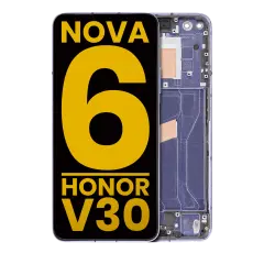 LCD Assembly With Frame For Huawei Nova 6 5G / Honor V30 (Refurbished) (Provence)