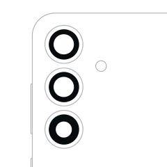 Back Camera Lens (Glass Only) With Adhesive For Samsung Galaxy S25 5G (3 Piece Set) (All Colors)