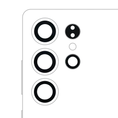 Back Camera Lens (Glass Only) With Adhesive For Samsung Galaxy S25 Ultra 5G (4 Piece Set) (All Colors)
