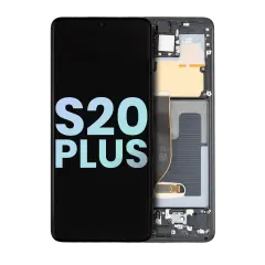OLED Assembly With Frame For Samsung Galaxy S20 Plus 5G (Service Pack) (Cosmic Black)
