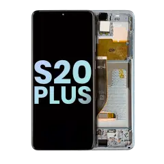 OLED Assembly With Frame For Samsung Galaxy S20 Plus 5G (Service Pack) (Cloud White)