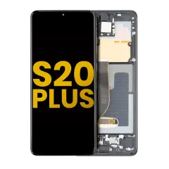 OLED Assembly With Frame For Samsung Galaxy S20 Plus 5G (Refurbished) (Cosmic Black)