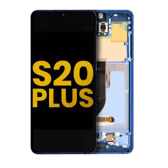 OLED Assembly With Frame For Samsung Galaxy S20 Plus 5G (Refurbished) (Aura Blue)