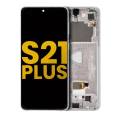 OLED Assembly With Frame For Samsung Galaxy S21 Plus 5G (Refurbished) (Phantom Silver)