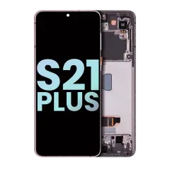 OLED Assembly With Frame For Samsung Galaxy S21 Plus 5G (Service Pack) (Phantom Violet / Pink / Gold)