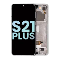 OLED Assembly With Frame For Samsung Galaxy S21 Plus 5G (Service Pack) (Phantom Silver)