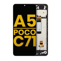 LCD Assembly With Frame For Xiaomi Redmi A5 4G / Xiaomi Poco C71 (Refurbished) (All Colors)
