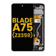 LCD Assembly With Frame For ZTE Blade A75 4G (Z2359) (Refurbished) (All Colors)