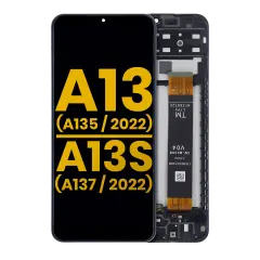 LCD Assembly With Frame For Samsung Galaxy A13 4G (A135 / 2022) / A13s (A137 / 2022) (Refurbished) (All Colors)