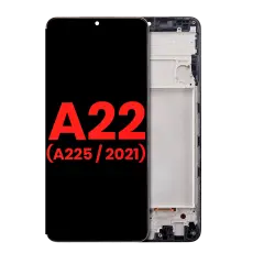 OLED Assembly With Frame For Samsung Galaxy A22 4G (A225 / 2021) (Aftermarket Plus) (All Colors)