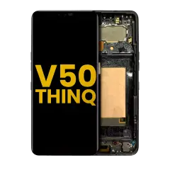 OLED Assembly With Frame For LG V50 ThinQ 5G (US Version) (Refurbished) (Aurora Black)