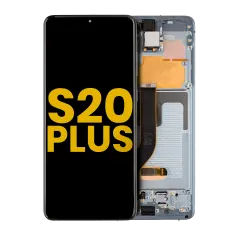 OLED Assembly With Frame For Samsung Galaxy S20 Plus 5G (Refurbished) (Cloud Blue)