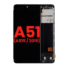 OLED Assembly With Frame For Samsung Galaxy A51 4G (A515 / 2019) (6.46") (Aftermarket Plus) (All Colors)