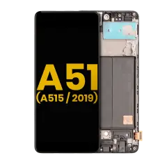 OLED Assembly With Frame For Samsung Galaxy A51 4G (A515 / 2019) (Refurbished) (All Colors)