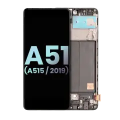 OLED Assembly With Frame For Samsung Galaxy A51 4G (A515 / 2019) (Service Pack) (All Colors)