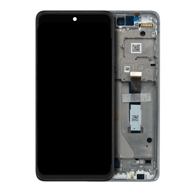 LCD Assembly | for: Motorola Moto One Ace (XT2113/2021) | Genuine OEM | with: Frame