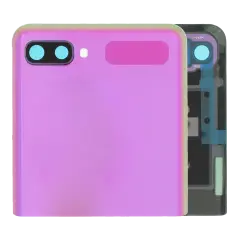 Outer OLED Assembly With Frame For Samsung Galaxy Z Flip 4G (F700) / Z Flip 5G (F707) (Service Pack) (Mirror Purple)