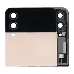 Outer OLED Assembly For Samsung Galaxy Z Flip 4 5G (US & International) (Used OEM Pull: Grade A) (Pink Gold)