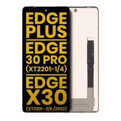 OLED Assembly Without Frame For Motorola Moto Edge Plus / Edge 30 Pro (XT2201-1/4) / Edge X30 5G (XT2201-2/6 /2022) (Refurbished)  (All Colors)
