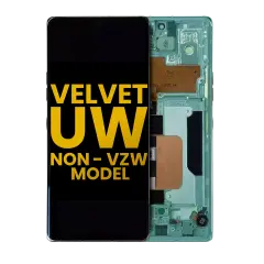 OLED Assembly With Frame For LG Velvet 5G (Non-Verizon 5G UW Frame) (Refurbished) (Green)